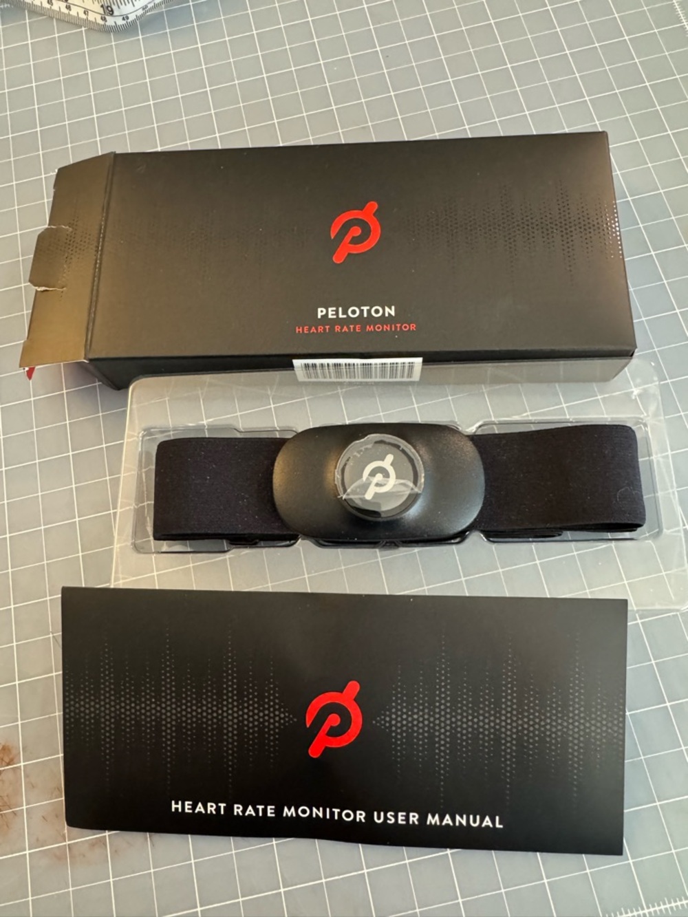 Peloton Black Heart Rate Monitor Chest Strap